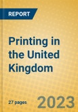 Printing in the United Kingdom: ISIC 222- Product Image