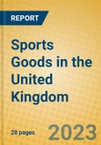 Sports Goods in the United Kingdom: ISIC 3693- Product Image