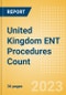 United Kingdom (UK) ENT Procedures Count by Segments and Forecast to 2030 - Product Thumbnail Image