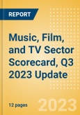 Music, Film, and TV Sector Scorecard, Q3 2023 Update - Thematic Intelligence- Product Image