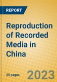 Reproduction of Recorded Media in China- Product Image