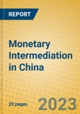 Monetary Intermediation in China- Product Image