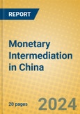 Monetary Intermediation in China- Product Image