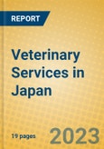 Veterinary Services in Japan- Product Image