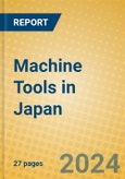 Machine Tools in Japan- Product Image