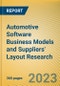Automotive Software Business Models and Suppliers' Layout Research Report, 2023 - Product Thumbnail Image