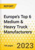 Europe's Top 6 Medium & Heavy Truck Manufacturers - Strategic Factor Analysis Summary (SFAS) Framework Analysis - 2023-2024 - Daimler Truck, Volvo, MAN & Scanis (Traton), DAF, Iveco- Product Image