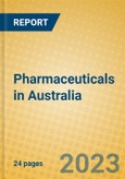 Pharmaceuticals in Australia- Product Image