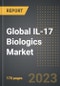 Global IL-17 Biologics Market (2023 Edition): Analysis By Indication, By Drug (Secukinumab, Ixekizumab, Bimekizumab, Brodalumab), By Region, By Country: Market Insights and Forecast (2024-2030) - Product Thumbnail Image