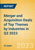 Merger and Acquisition Deals of Top Themes by Industries in Q3 2023 - Thematic Intelligence- Product Image