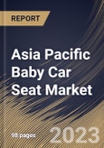 Asia Pacific Baby Car Seat Market Size, Share & Industry Trends Analysis Report By Distribution Channel (Hypermarkets & Supermarkets, Specialty Stores, and Online), By Product, By Country and Growth Forecast, 2023 - 2030- Product Image