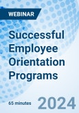 Successful Employee Orientation Programs - Webinar (Recorded)- Product Image
