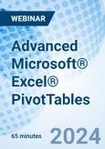 Advanced Microsoft® Excel® PivotTables - Webinar (Recorded)- Product Image