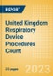 United Kingdom (UK) Respiratory Device Procedures Count by Segments and Forecast to 2030 - Product Thumbnail Image