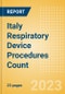 Italy Respiratory Device Procedures Count by Segments and Forecast to 2030 - Product Thumbnail Image