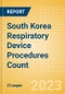 South Korea Respiratory Device Procedures Count by Segments and Forecast to 2030 - Product Thumbnail Image