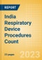 India Respiratory Device Procedures Count by Segments and Forecast to 2030 - Product Thumbnail Image