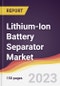 Lithium-Ion Battery Separator Market Report: Trends, Forecast and Competitive Analysis to 2030 - Product Image