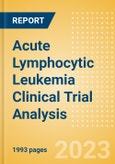 Acute Lymphocytic Leukemia (ALL, Acute Lymphoblastic Leukemia) Clinical Trial Analysis by Phase, Trial Status, End Point, Sponsor Type and Region, 2023 Update- Product Image