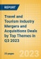Travel and Tourism Industry Mergers and Acquisitions Deals by Top Themes in Q3 2023 - Thematic Intelligence - Product Image