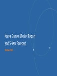 South Korea Games Market Report- Product Image