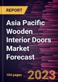 Asia Pacific Wooden Interior Doors Market Forecast to 2028 - Regional Analysis - by Type (Panel Door, Bypass Door, Bifold Door, Pocket Door, and Others), Mechanism (Swinging, Sliding, Folding, and Others), and End User (Residential and Non-Residential)- Product Image