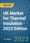 UK Market for Thermal Insulation - 2023 Edition - Product Image