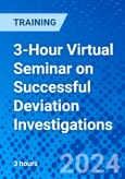 3-Hour Virtual Seminar on Successful Deviation Investigations (Recorded)- Product Image