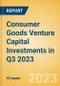 Consumer Goods Venture Capital Investments in Q3 2023 - Product Image