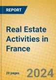 Real Estate Activities in France- Product Image