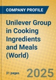 Unilever Group in Cooking Ingredients and Meals (World)- Product Image