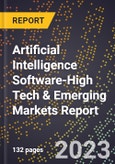 2024 Global Forecast for Artificial Intelligence (Ai) Software (2025-2030 Outlook)-High Tech & Emerging Markets Report- Product Image