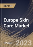 Europe Skin Care Market Size, Share & Industry Trends Analysis Report By Gender (Female, and Male), By Packaging, By Distribution Channel (Offline, and Online), By Product Type, By Country and Growth Forecast, 2023 - 2030- Product Image