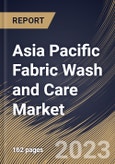Asia Pacific Fabric Wash and Care Market Size, Share & Industry Trends Analysis Report By Distribution Channel (Hypermarkets/Supermarkets, Specialty Stores, Online), By Application, By Product Type, By Country and Growth Forecast, 2023 - 2030- Product Image