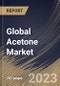 Global Acetone Market Size, Share & Industry Trends Analysis Report By Application (Solvents, Bisphenol A, Methyl Methacrylate, and Others), By Grade (Technical Grade, and Specialty Grade), By Regional Outlook and Forecast, 2023 - 2030 - Product Image