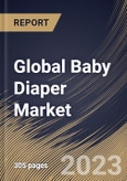 Global Baby Diaper Market Size, Share & Industry Trends Analysis Report By Type (Conventional, and Organic), By Product (Disposable, and Non-Disposable), By Distribution Channel, By Regional Outlook and Forecast, 2023 - 2030- Product Image