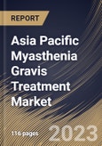 Asia Pacific Myasthenia Gravis Treatment Market Size, Share & Industry Trends Analysis Report By End-use (Hospitals, Clinics and Others), By Type, By Country and Growth Forecast, 2023 - 2030- Product Image