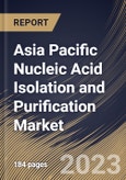 Asia Pacific Nucleic Acid Isolation and Purification Market Size, Share & Industry Trends Analysis Report By Application, By Product, By Method (Magnetic Beads, Column Based, Reagent Based), By Type , By End User, By Country and Growth Forecast, 2023 - 2030- Product Image
