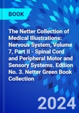 The Netter Collection of Medical Illustrations: Nervous System, Volume 7, Part II - Spinal Cord and Peripheral Motor and Sensory Systems. Edition No. 3. Netter Green Book Collection- Product Image