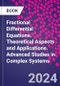 Fractional Differential Equations. Theoretical Aspects and Applications. Advanced Studies in Complex Systems - Product Image