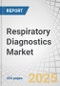 Respiratory Diagnostics Market by Product & Services (Devices, Reagents, Software), Test (PFT, Peak Flow, Spirometry), OSA, Imaging (X-ray, CT, MRI, PET), Molecular (PCR, DNA Sequencing), Indication (Lung Cancer, Asthma, COPD, TB) - Global Forecast to 2029 - Product Thumbnail Image