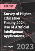 Survey of Higher Education Faculty 2024, Use of Artificial Intelligence Applications- Product Image