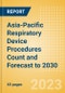 Asia-Pacific (APAC) Respiratory Device Procedures Count and Forecast to 2030 - Product Image