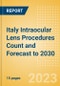 Italy Intraocular Lens (IOL) Procedures Count and Forecast to 2030 - Product Thumbnail Image
