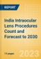 India Intraocular Lens (IOL) Procedures Count and Forecast to 2030 - Product Thumbnail Image