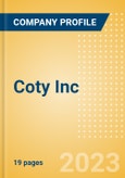 Coty Inc - Company Overview and Analysis, 2023 Update- Product Image