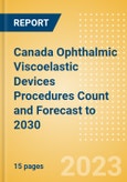 Canada Ophthalmic Viscoelastic Devices (OVD) Procedures Count and Forecast to 2030- Product Image
