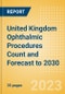 United Kingdom (UK) Ophthalmic Procedures Count and Forecast to 2030 - Product Thumbnail Image