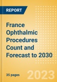 France Ophthalmic Procedures Count and Forecast to 2030- Product Image