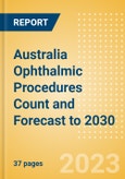 Australia Ophthalmic Procedures Count and Forecast to 2030- Product Image